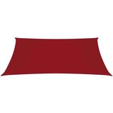 vidaXL Jedro protiv sunca od tkanine Oxford pravokutno 5 x 7 m crveno | shoptok.hr