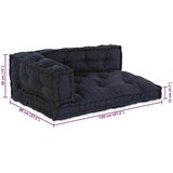  Jastučić za paletni kauč 3 pcs Antracit 120 x 80 x 38 cm | shoptok.hr