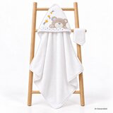 BABYLINE Ručnik pamuk Medo 85x85 cm, plavi | shoptok.hr