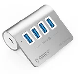 Orico USB-C hub s 4 vhodi, 4x USB-A 3.2 Gen1, 5Gbps, ALU, M3U4-05