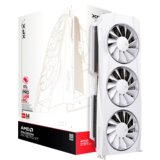 XFX Quicksilver AMD Radeon RX 9070XT White Magnetic Air Edition with 16GB GDDR6 HDMI 3xDP, AMD RDNA 4 - RX-97TMAQKW9 u