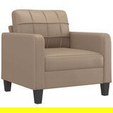 vidaXL 4-dijelni set sofa s jastucima boja cappuccina od umjetne kože | shoptok.hr