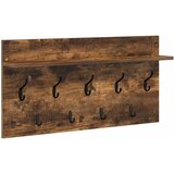  Vješalica za kapute na zidu Dimljeni hrast 80 x 40 x 12 cm | shoptok.hr