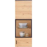 Mömax Viseča Vitrina Tonale, Barva Hrasta, Temno Siva | Shoptok.si