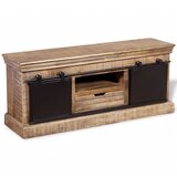 TV Ormarić s 2 Klizna Vrata Masivno Mango Drvo 110x30x45 cm | shoptok.hr