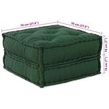  Modularna Poufa 2 kosa Zelena Tkanina, (22045913) | Shoptok.si