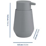 Allstar Siv plastičen dozirnik za milo 360 ml Vara – | Shoptok.si
