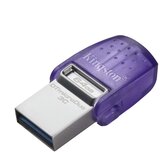 Kingston USB C & USB DISK 64GB DT microDuo3G3, 3.2 Gen1, OTG, plastičen USB ključ s pokrovčkom, (700849) | Shoptok.si