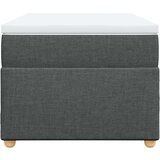 vidaXL Box spring postelja z vzmetnico temno siva 90x190 cm blago | Shoptok.si