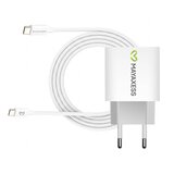 Oem Mayaxess, Omrežni polnilnik za Galaxy S23 Fe 20W + 1m USB-C kabel, Bela, (5000275860) Cene