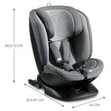 Kinderkraft autosedište za decu xpedition 2 i-size 40-150cm - sivo Cene