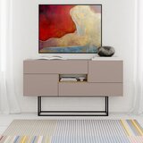 Marckeric Siva/bež niska komoda 145x82 cm Titan – | shoptok.hr