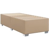 s oprugama i madrac cappuccino 90x190 cm od umjetne kože | shoptok.hr