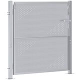  Vrtna vrata Srebrno 85 x 97 cm Nehrđajući čelik | shoptok.hr