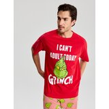 Sinsay Pamučna dvodijelna pidžama s božićnim motivom Grinch Slike