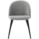 Venture Home Velvet blagovaonska stolica, siva, set od 2 | shoptok.hr