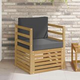  Zunanji kavč Poliester Bela in antracit, (5000270646) | Shoptok.si