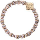 By Eloise London Metallic Gold Quatrefoil Beach gumice za kosu | shoptok.hr
