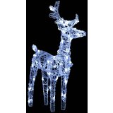 vidaXL božični jeleni s sanmi 240 LED lučk iz akrila | Shoptok.si