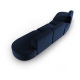 Milo Casa Modra žametna sedežna garnitura levi kot 428 cm Paolo – | Shoptok.si