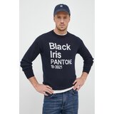 United Colors Of Benetton Pulover s primesjo volne X Pantone moški, mornarsko modra barva | Shoptok.si