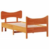  Okvir kreveta bez madraca voštano smeđi 100x200 cm od borovine Voštano smeđa 100 x 200 cm | Shoptok.si