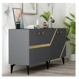 Hanah home iris - anthracite, gold anthracitegold console | ePonuda.com