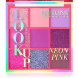 Eveline Cosmetics Look Up Neon Pink paleta senčil za oči 10,8 g