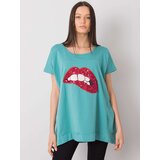FANCY Blouse-FA-BZ-7101.27P-turquoise Cene