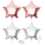  Set dekoracija za 18. rođendan, crno-ružičasti, 53 dijela | shoptok.hr