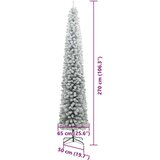 vidaXL Umestno božično drevo Zelena 270 cm PVC in Jeklo in Plastika | Shoptok.si