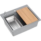 Quadron sudoper KURT 110 srebrno siva/čelik, (HCQK5052SZK) | shoptok.hr