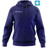 muška dukserica/hoodie Con Cappuccio New Plava
