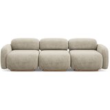 Makamii Bež sofa od bouclé tkanine 270 cm Ailani – | shoptok.hr