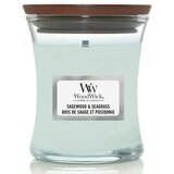 WoodWick Sagewood & Seagrass dišeča sveča 85 g | Shoptok.si