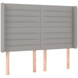  Box spring s madracem LED svjetlosivi 140x190 cm tkanina | shoptok.hr