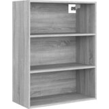 Viseći zidni ormarić boja sivog hrasta 69,5 x 32,5 x 90 cm | Eponuda.com