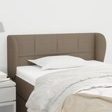  Uzglavlje s ušima smeđesivo 93x23x78/88 cm od tkanine | shoptok.hr