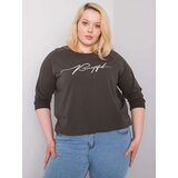 RELEVANCE Blouse-RV-BZ-6391.48-dark khaki | Shoptok.si