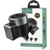 Hoco Punjač Travel, univerzalni, EU/UK/US/AU, 2 x USB,2.5 A - AC4 Dual port rotating charging, Crni | Eponuda.ba