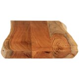 Stolna ploča 100x40x3,8 cm pravokutna od bagrema s živim rubom | shoptok.hr