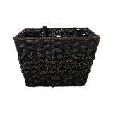  Pletena mala košara za bicikl crna/tamnosmeđa | shoptok.hr