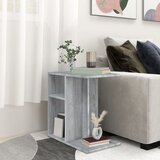 vidaXL Stranska mizica siva sonoma 50x30x50 cm inženirski les Cene