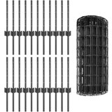 vidaXL Set euro ograde Set od 3 Siva Metal 50 x 0.4 m | shoptok.hr