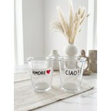 Sinsay Čaše s natpisima CIAO! i AMORE 2 pack | shoptok.hr
