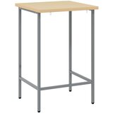  Radni Stol Siva 55x55x85 cm Čelik i Konstruirano drvo | shoptok.hr
