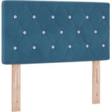  Postelja z vzmetnico Temno modra 80x200 cm Žamet, (22051057) | Shoptok.si