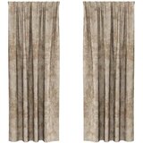  Baršunaste zavjese 2 pcs Šampanjca 245 x 140 cm Baršun | shoptok.hr