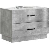  Noćni ormar Betonska siva 62 x 34,5 x 44,5 cm Konstruirano drvo | shoptok.hr