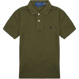 Polo Ralph Lauren Polo majice kratki rokavi SLIM POLO-TOPS-KNIT Kaki | Shoptok.si